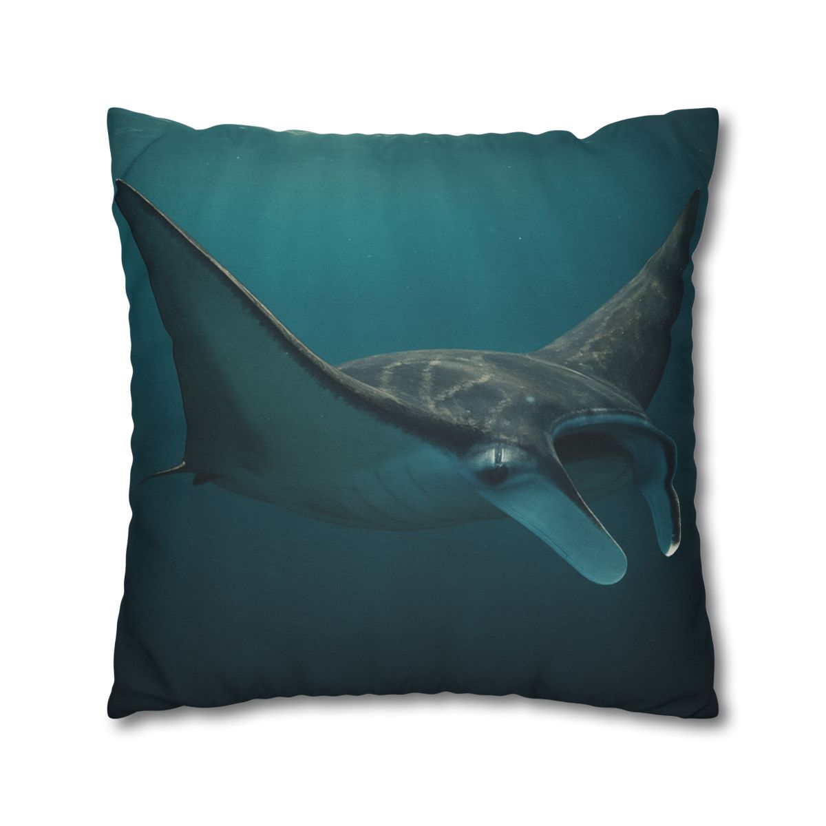 Starlit Drift Manta Ray designer print pillow cases