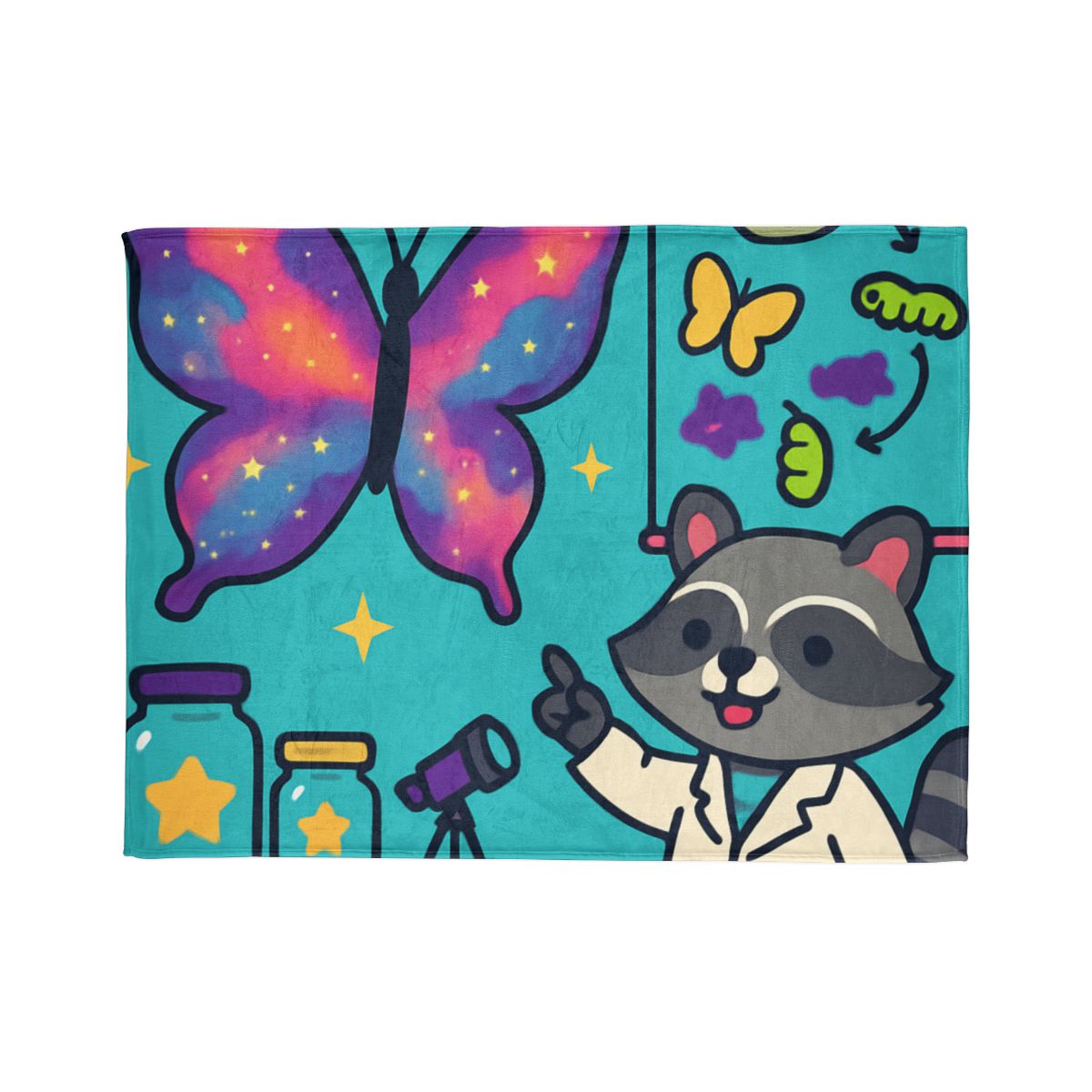 Nebula Garden Butterflies Lab trendy patterned blankets