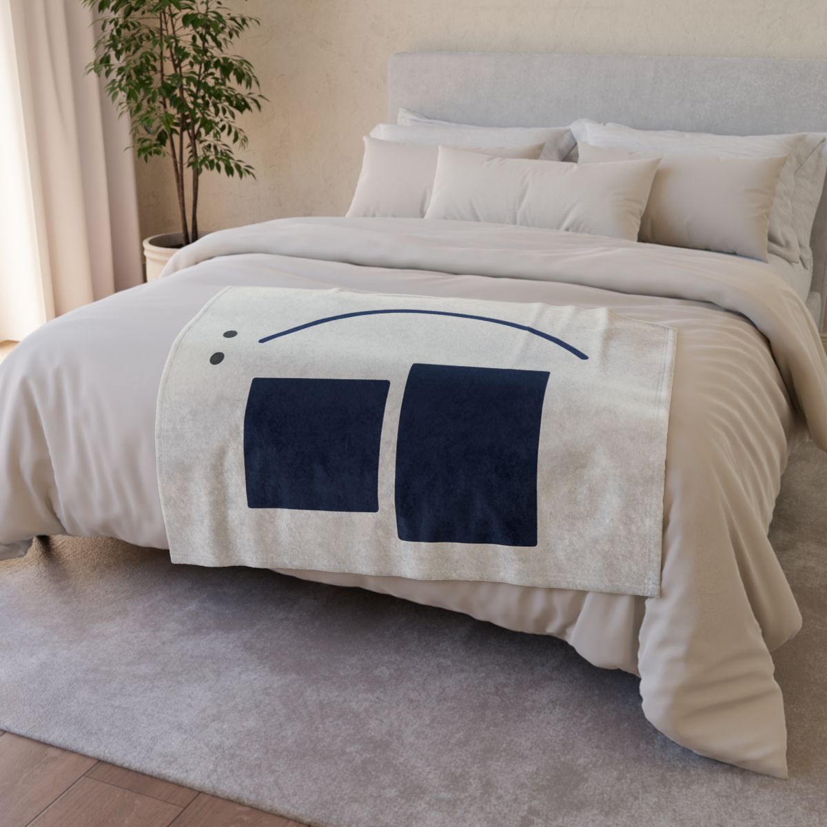 Arc Bridge Over Offset Blocks warm winter blankets