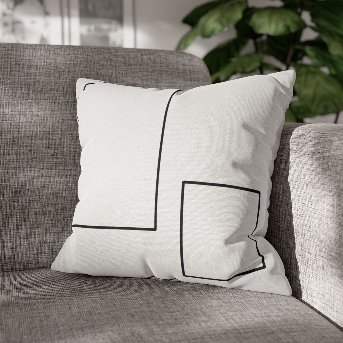 Offset Rectangle Pair With Anchor Line personalized pillow covers