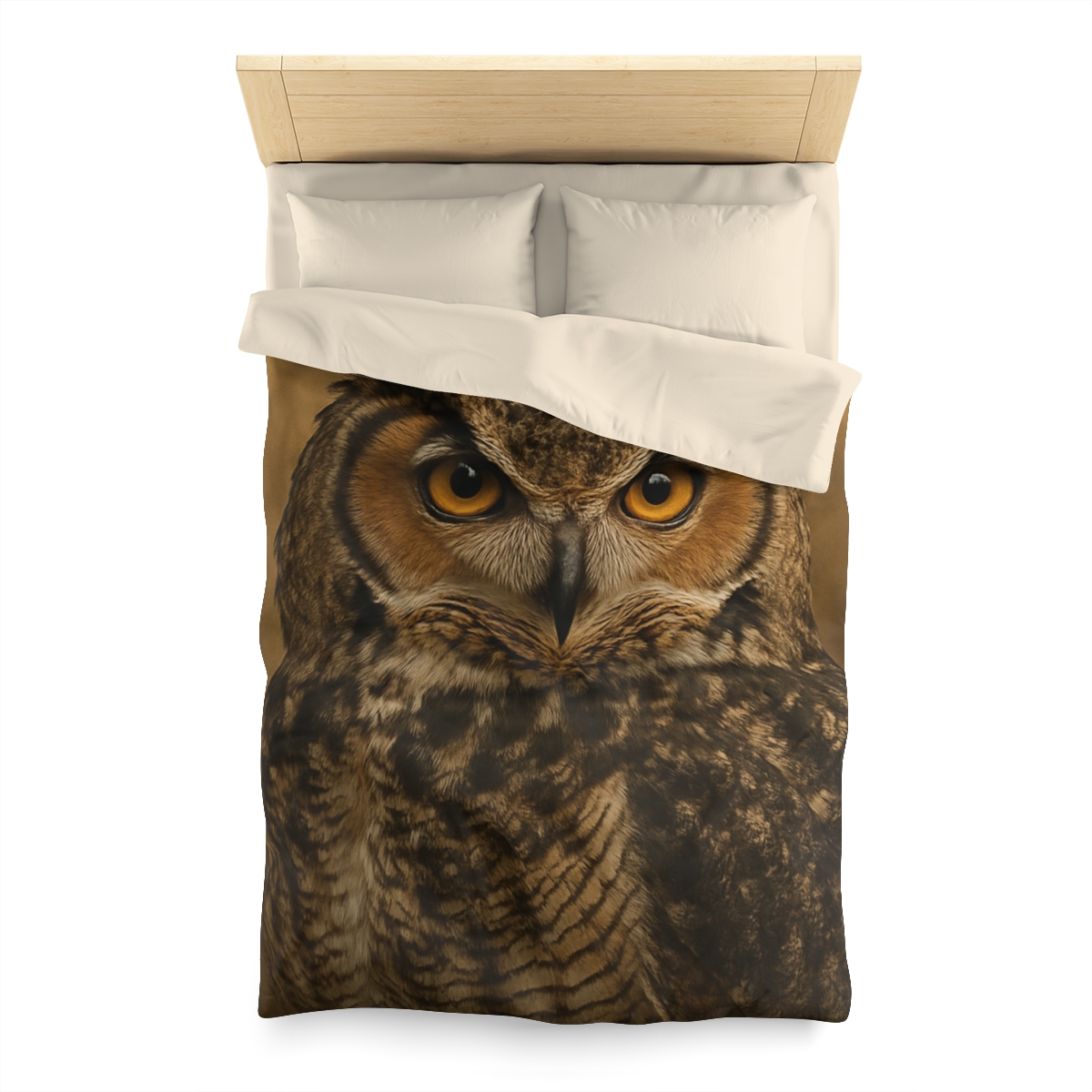 Amber Vigil Great Horned Owl soft comforter duvets