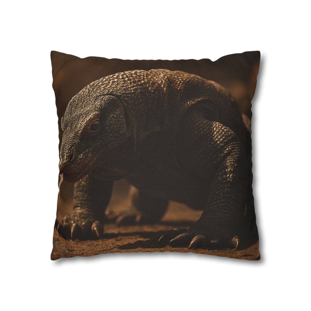 Ancient Sentinel Komodo Dragon trendy patterned pillow cases
