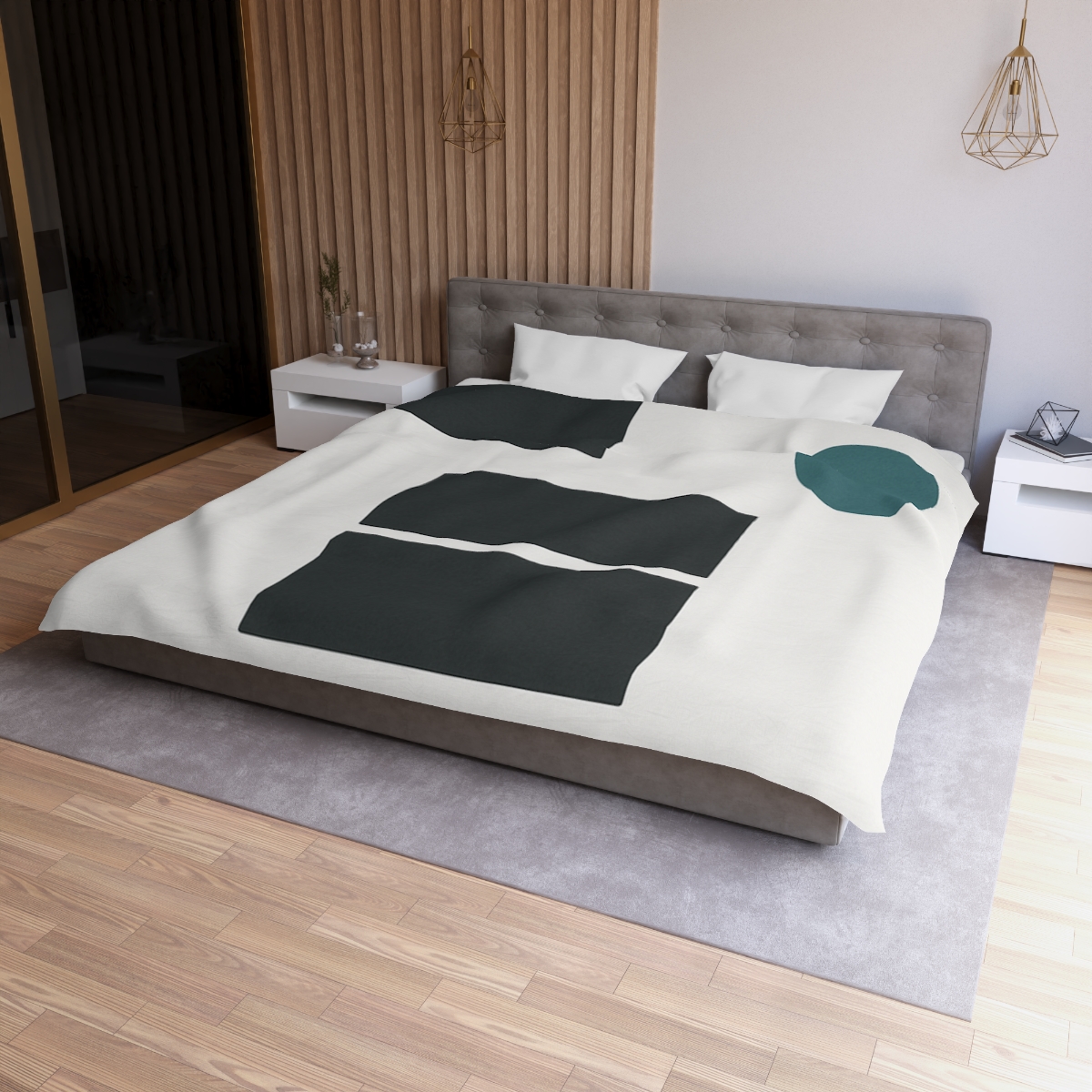 Orbiting Block Quartet warm winter duvets