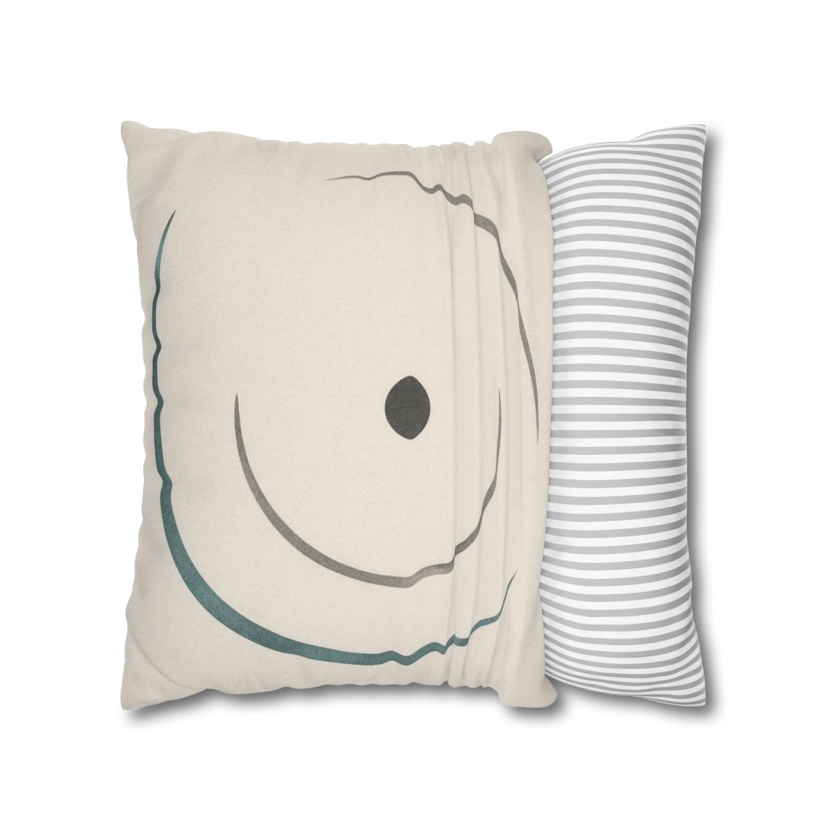 Twin Arcs And Centered Dot soft cotton pillow cases