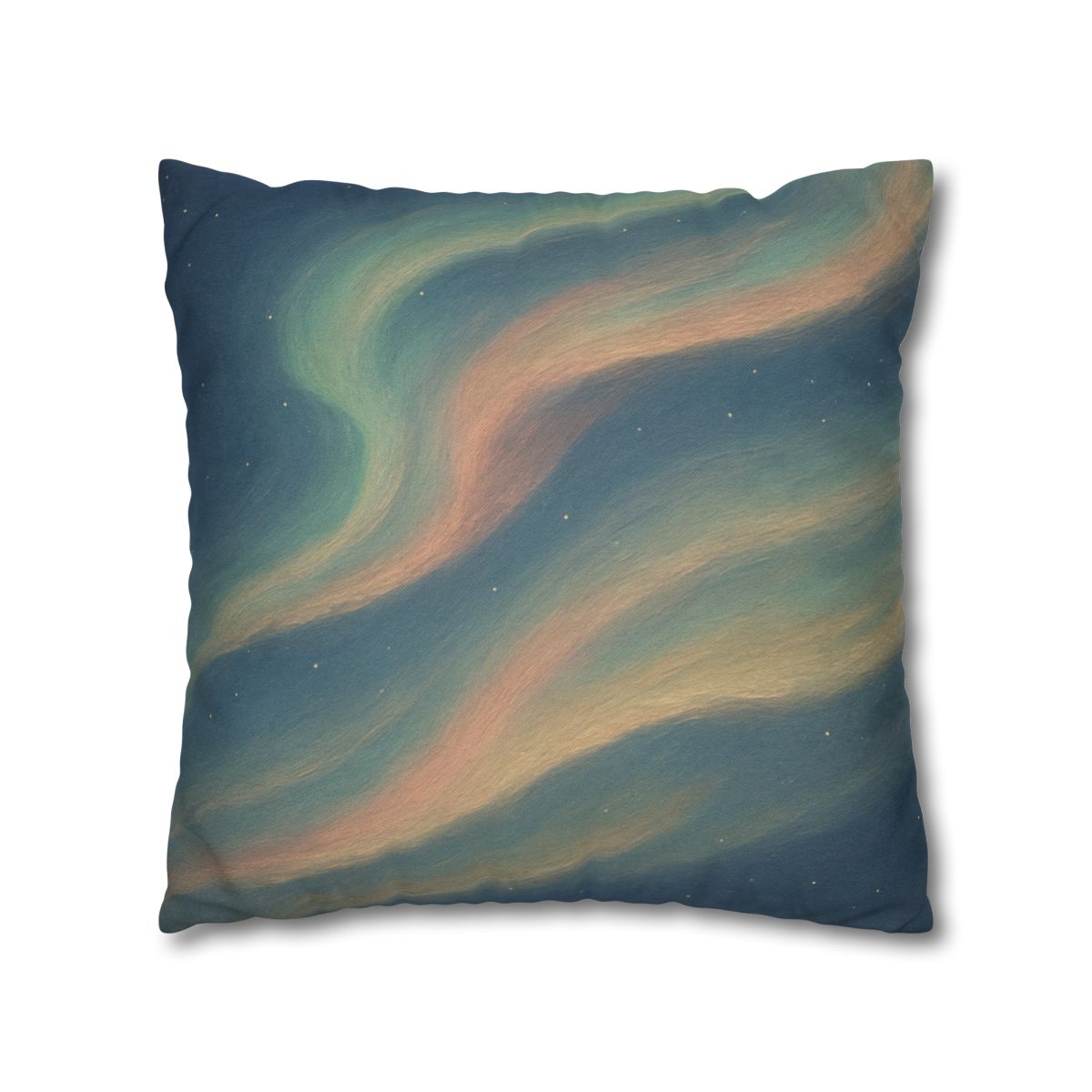 Spectral Aurora Drift designer print pillow cases