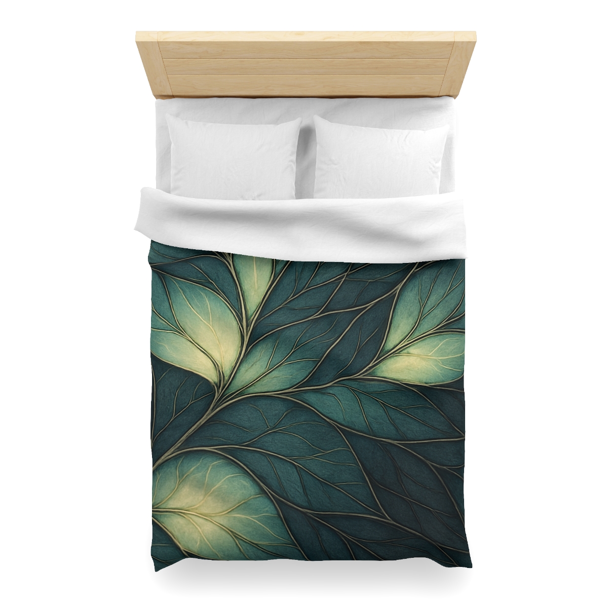 Vein Lattice Aurora Bloom designer printed duvets