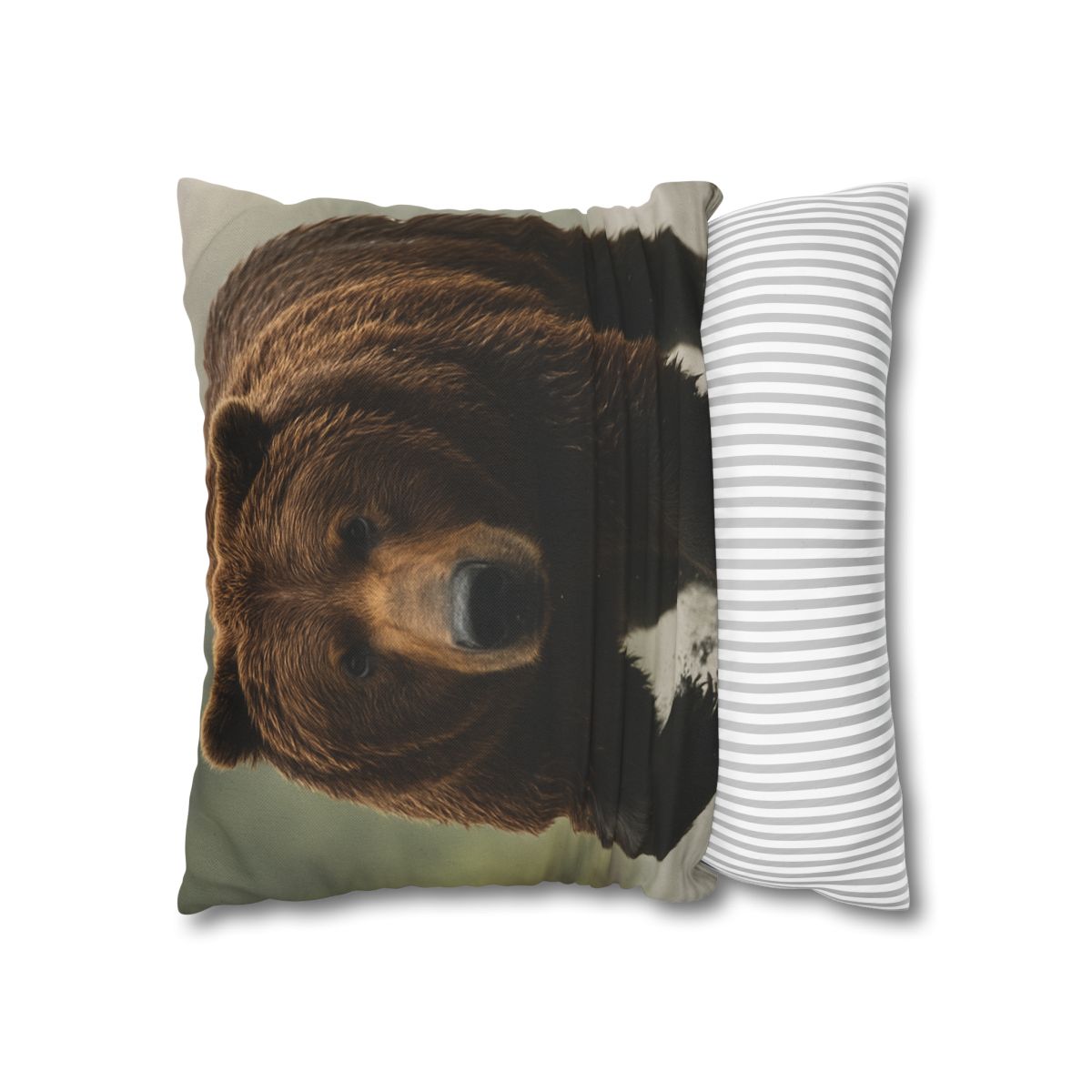 River King Grizzly Bear soft cotton pillow cases