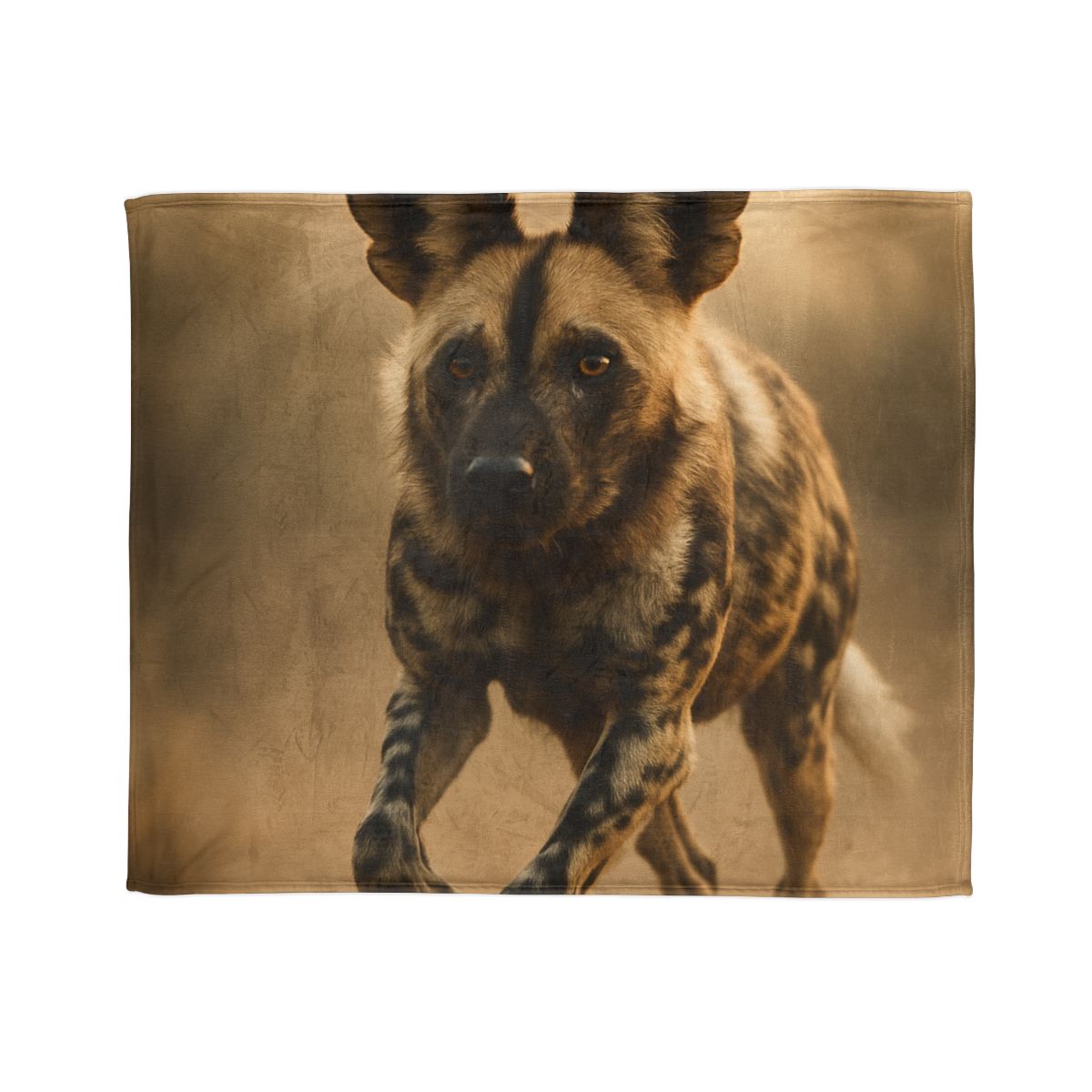 Starlit Scout African Wild Dog trendy patterned blankets