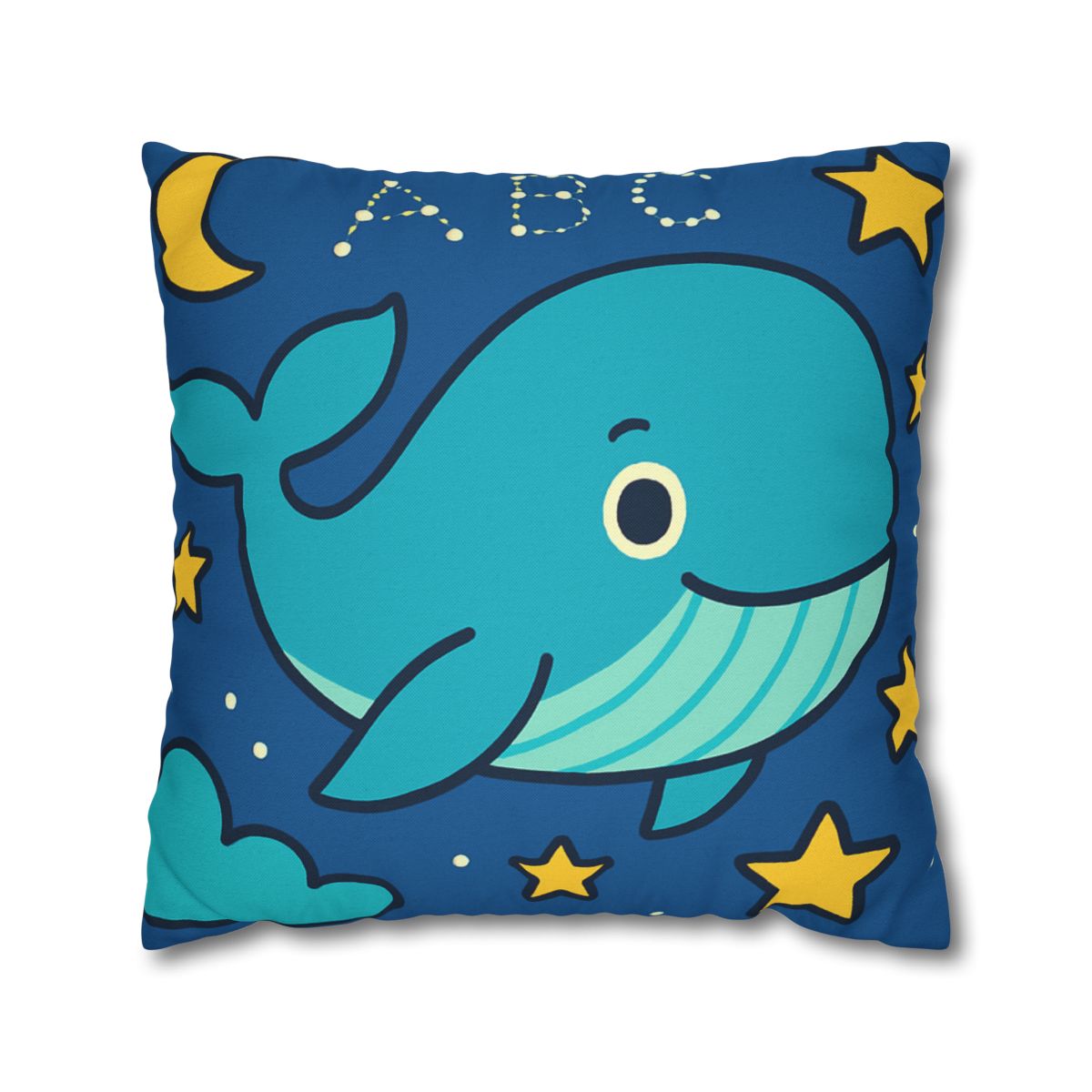Starry Whale Expedition custom pillow cases