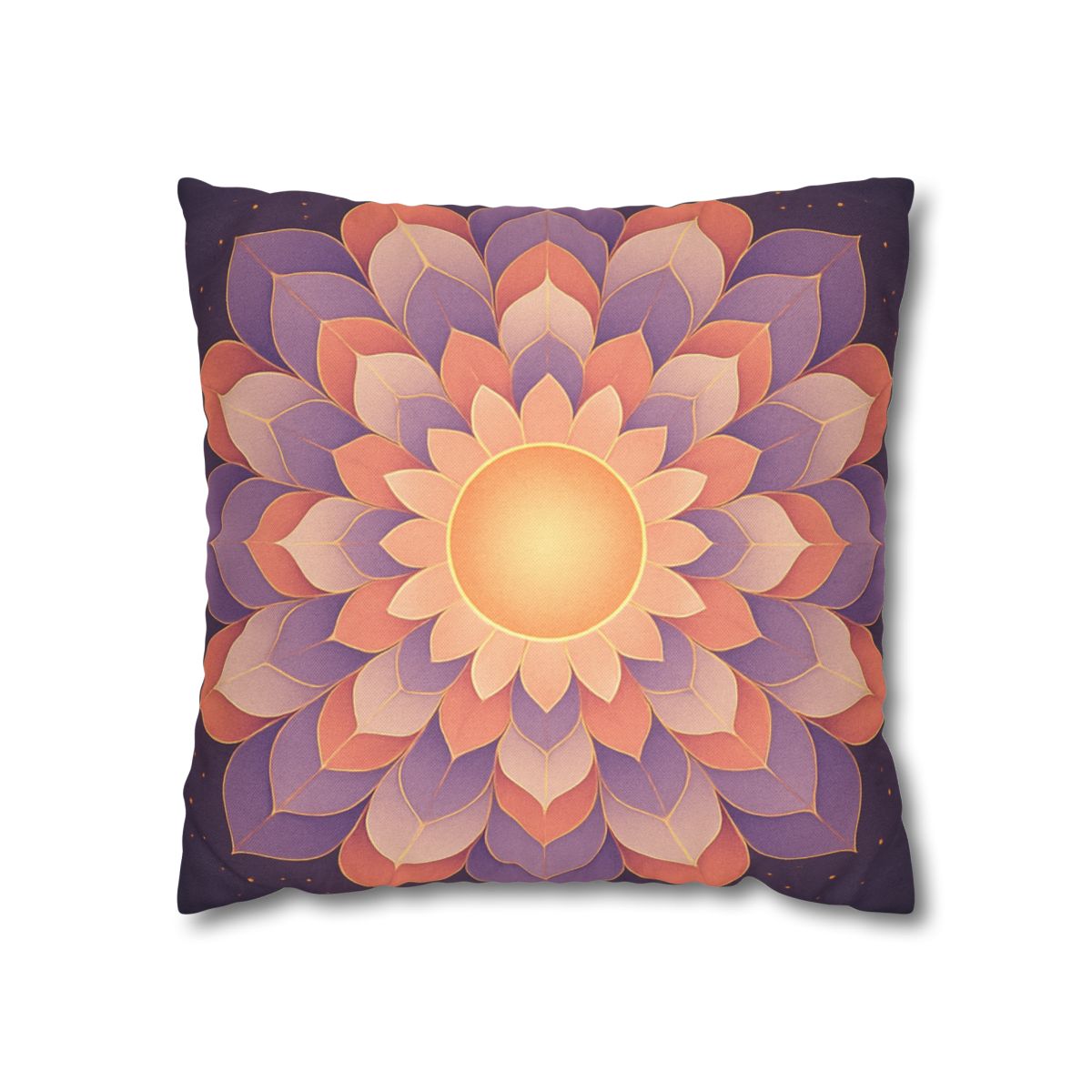 Petal Halo Mandala Drift unique gift pillow cases