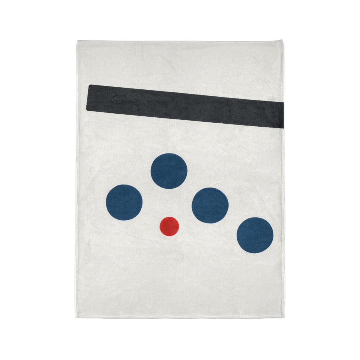 Staggered Dots With Leaning Slab decorative home blankets