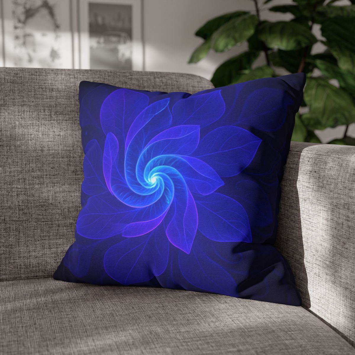 Petal Prism Helix soft cotton pillow cases