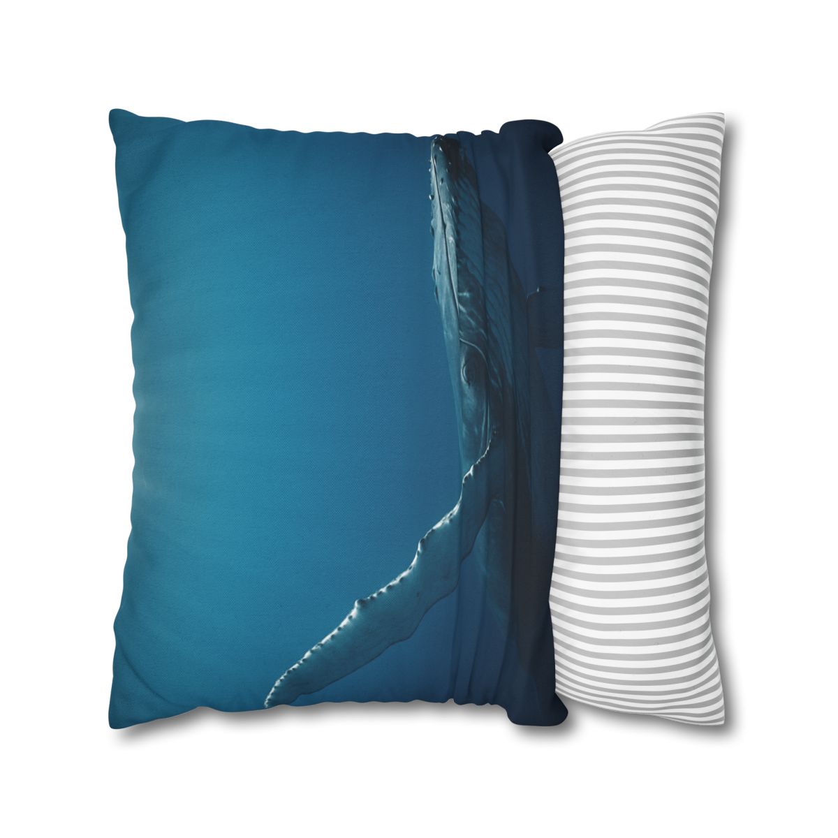 Nebula Dive Humpback Whale soft cotton pillow cases