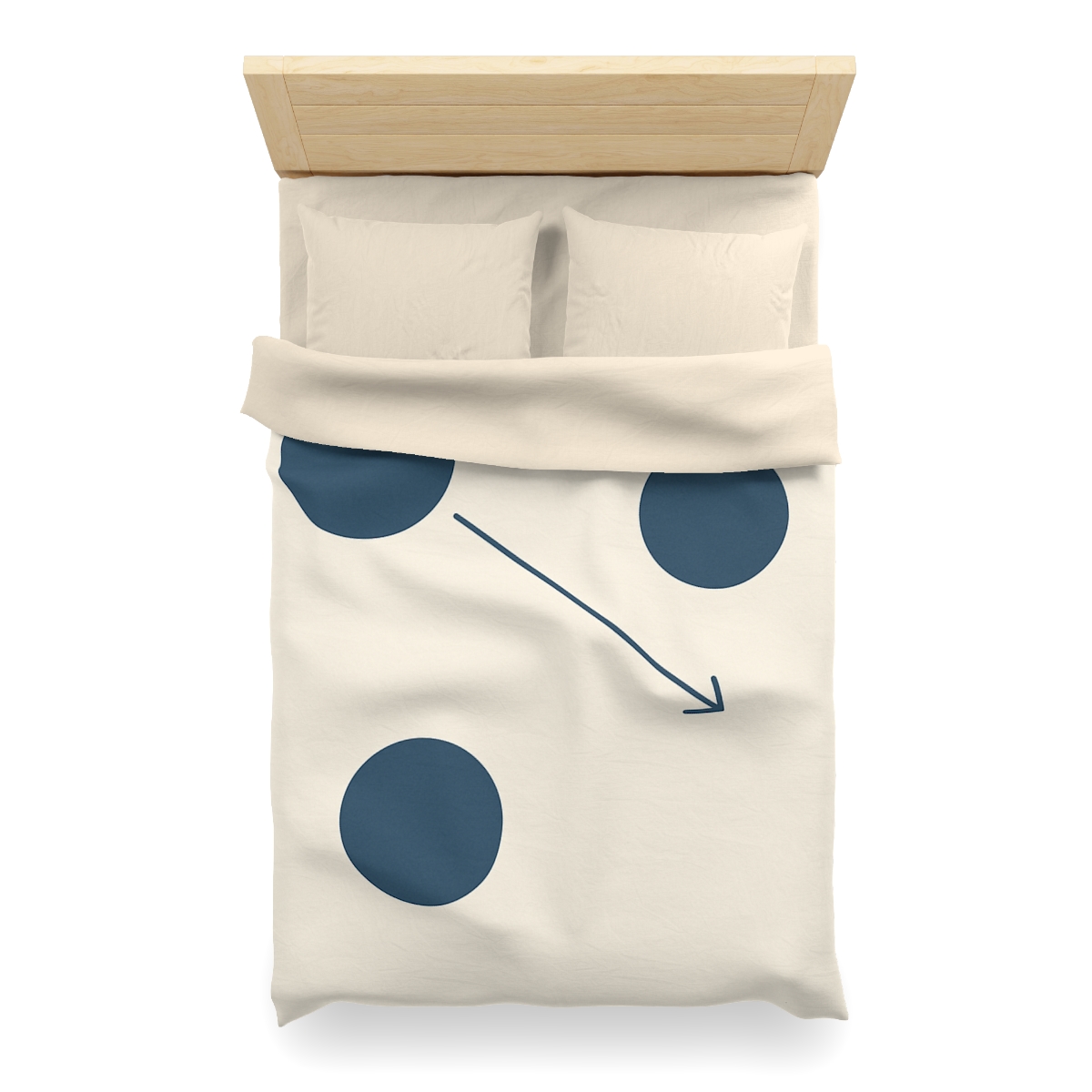 Orbital Triangle Drift personalized bedding duvets