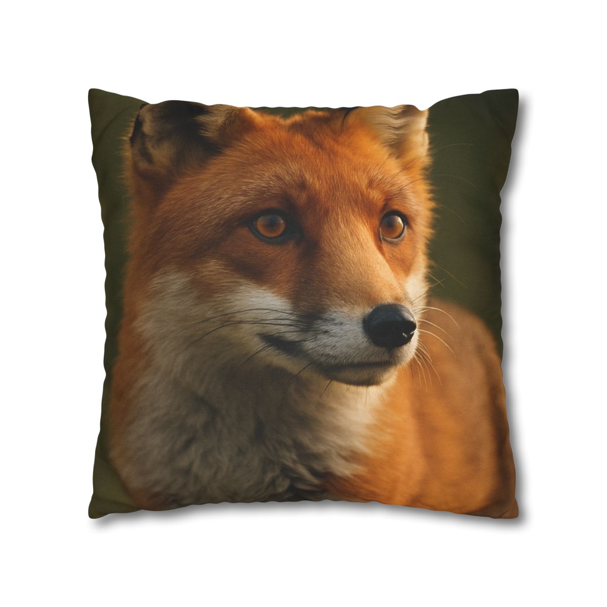Crimson Whisper Red Fox stylish decorative pillowcases