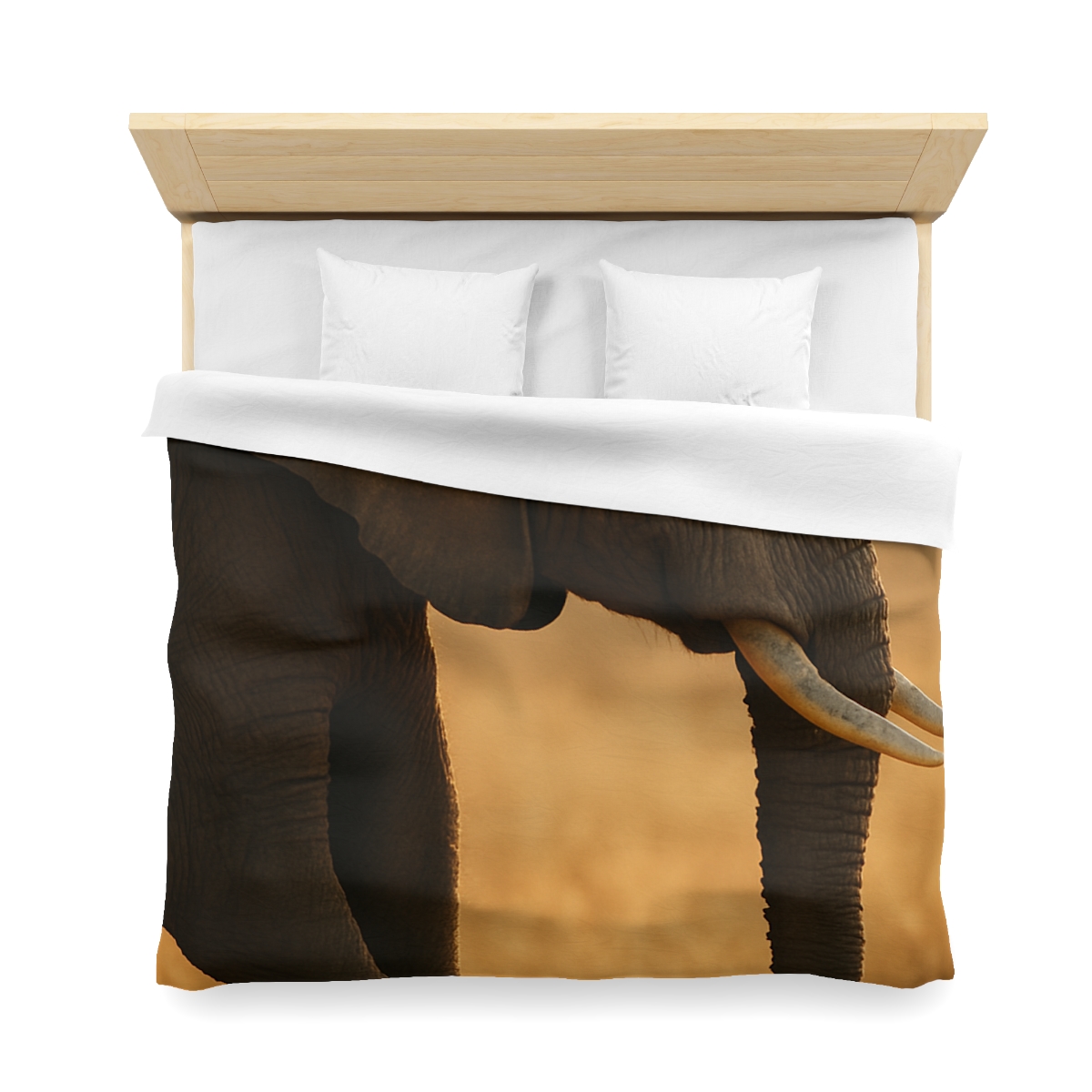 Gilded Horizon African Elephant unique patterned duvets