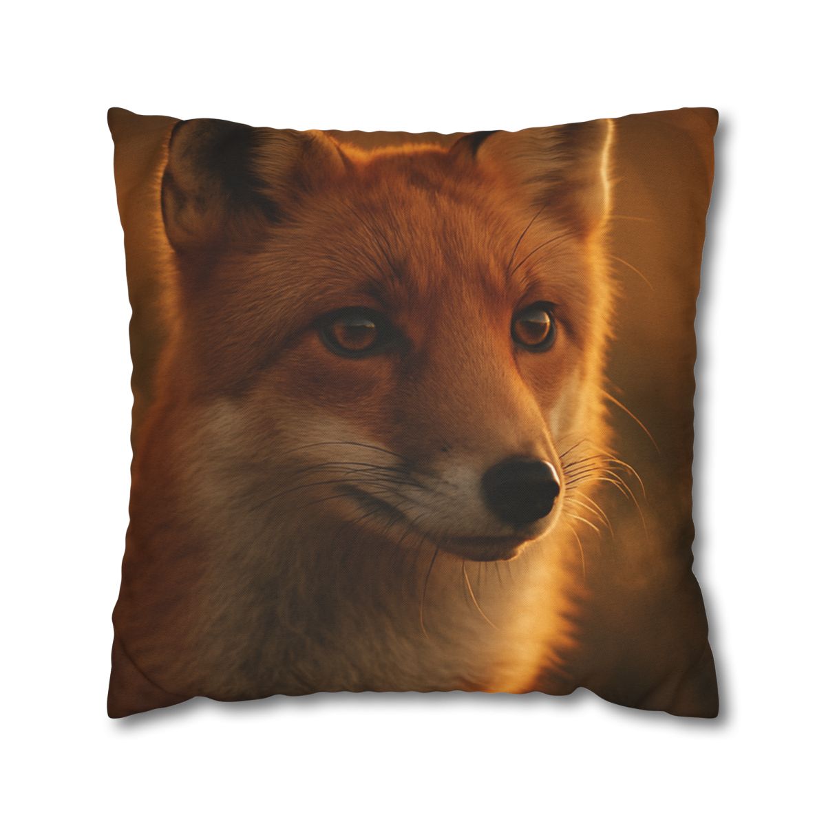 Crimson Whisper Red Fox soft cotton pillow cases