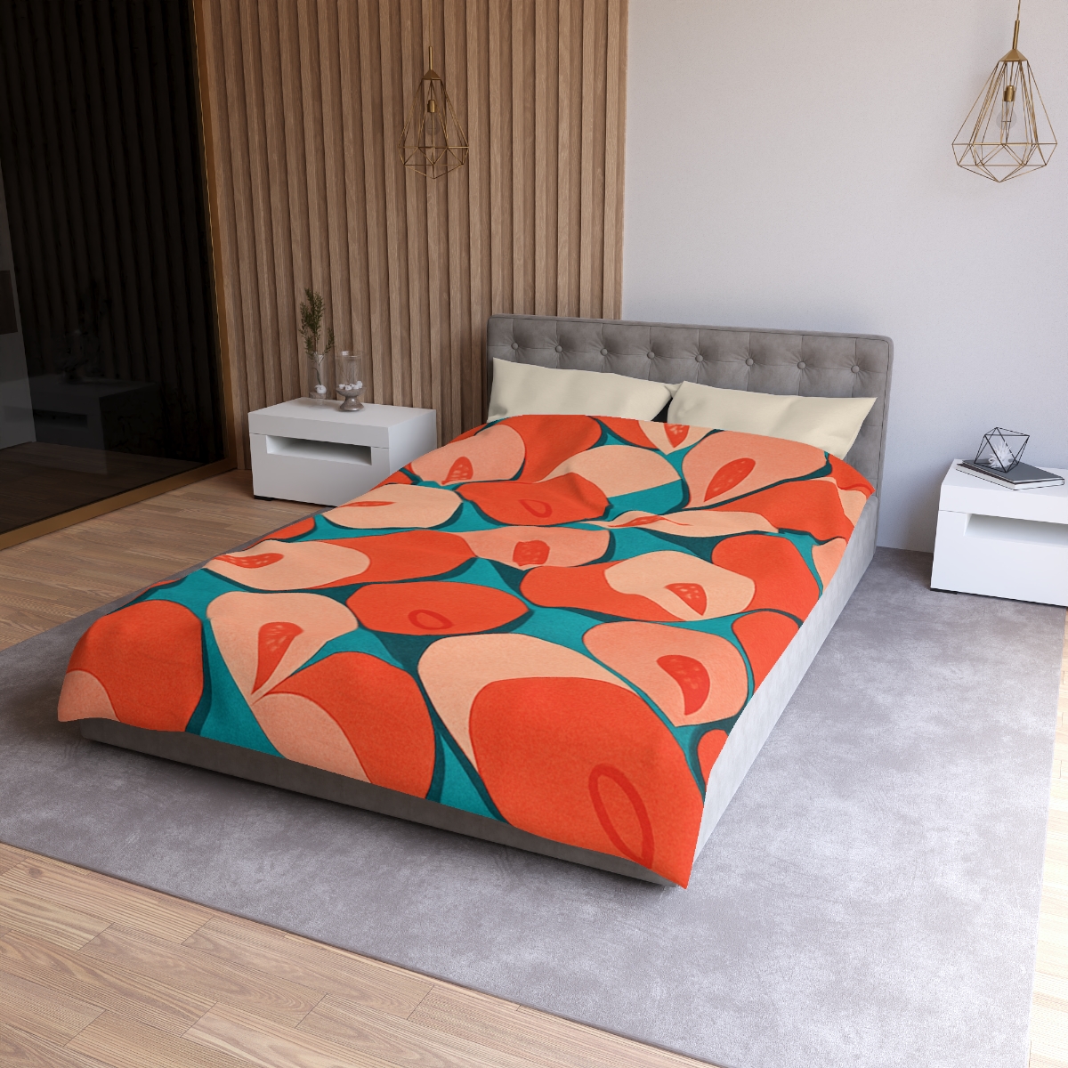 Petal Mosaic Circuit personalized bedding duvets