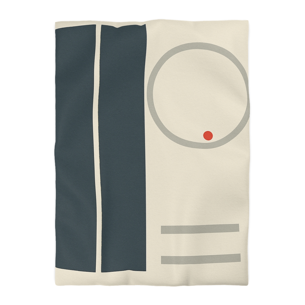 Split Rectangle With Floating Ring personalized bedding duvets