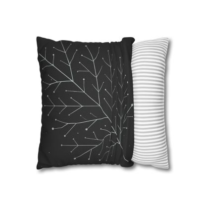 Leaf Vein Constellation Map custom pillow cases