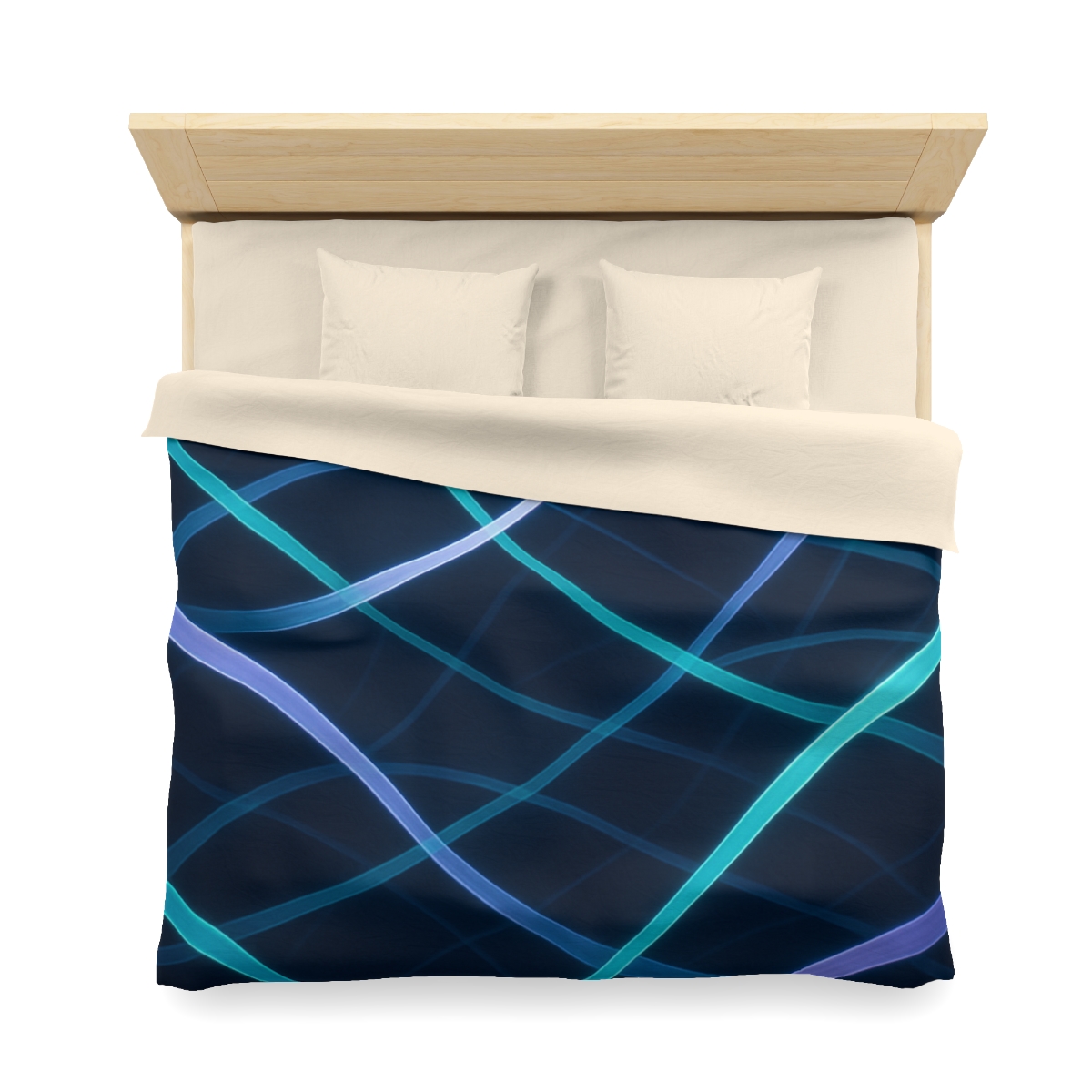 Gravitational Ribbon Lattice custom duvets