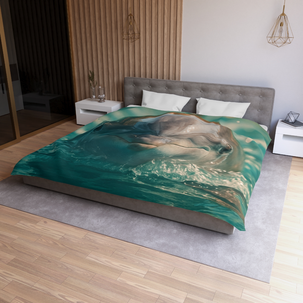 Coral Realm Dolphin soft comforter duvets