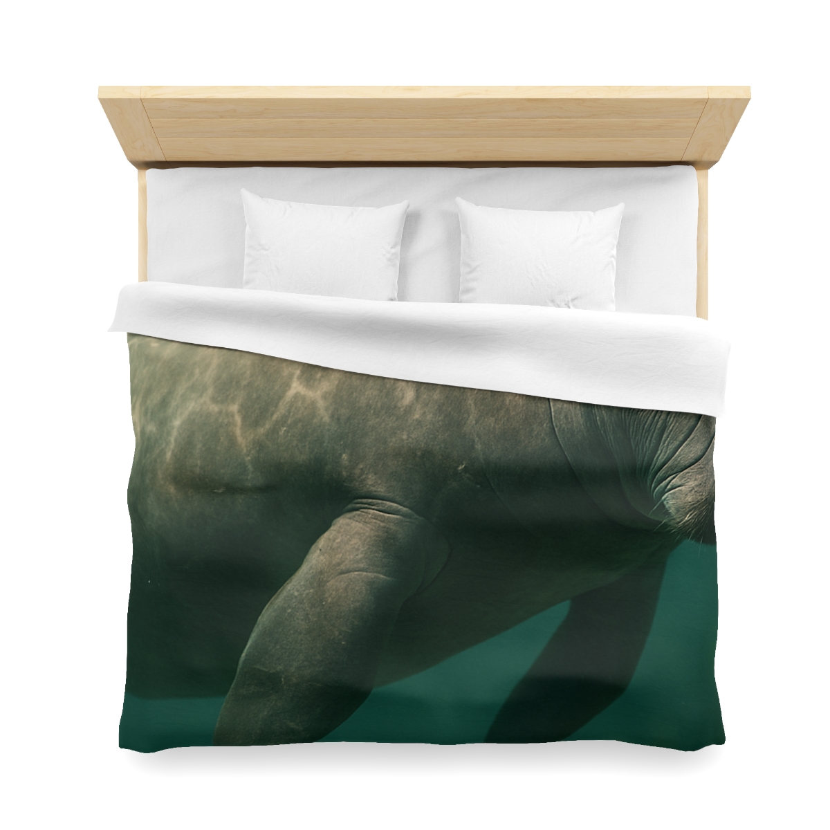 Quiet Drift West Indian Manatee custom duvets