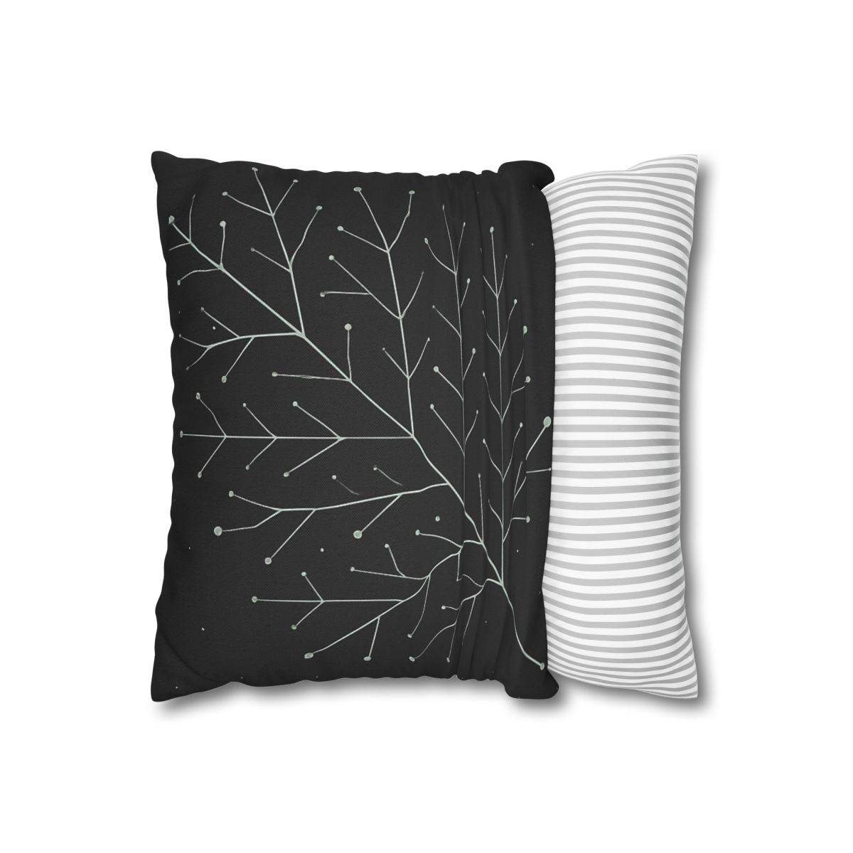 Leaf Vein Constellation Map custom pillow cases