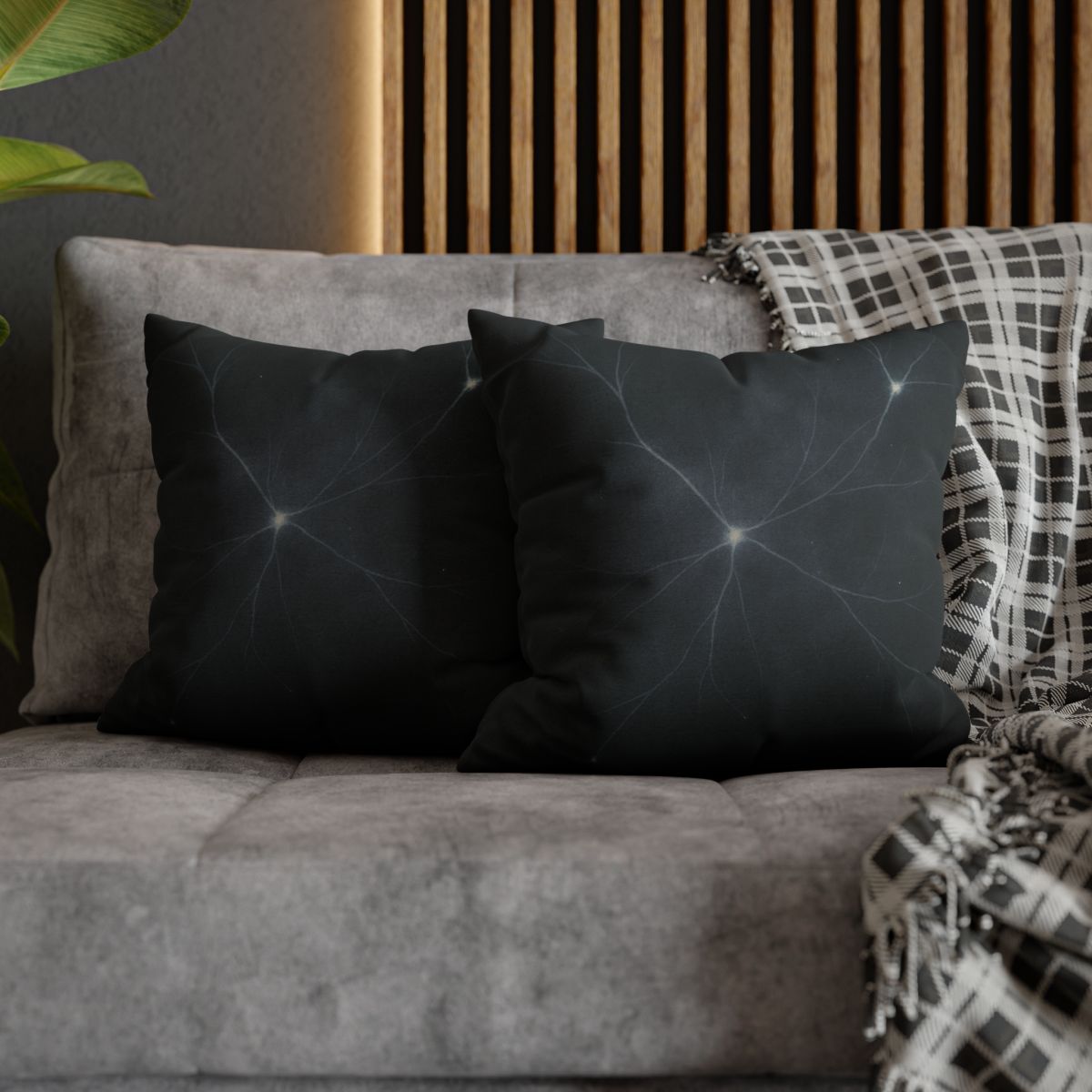 Void Filament Silk Tapestry personalized pillow covers