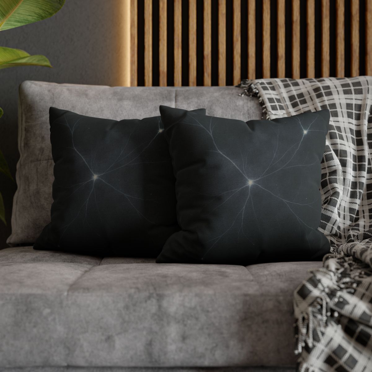 Void Filament Silk Tapestry personalized pillow covers