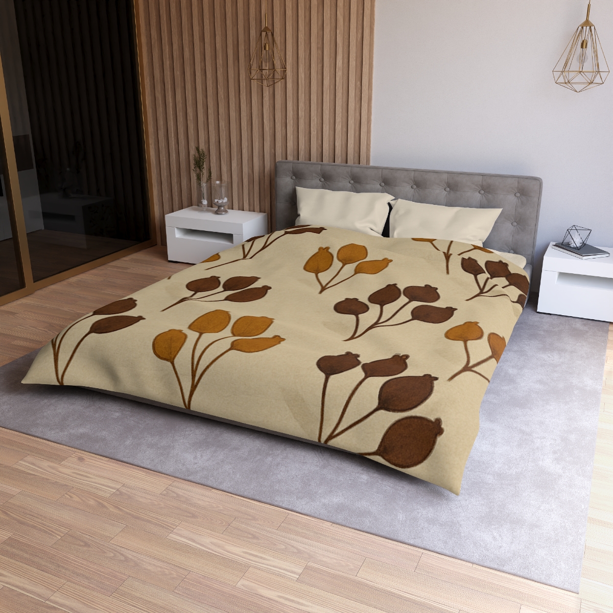 Seed Pod Cluster Study soft comforter duvets