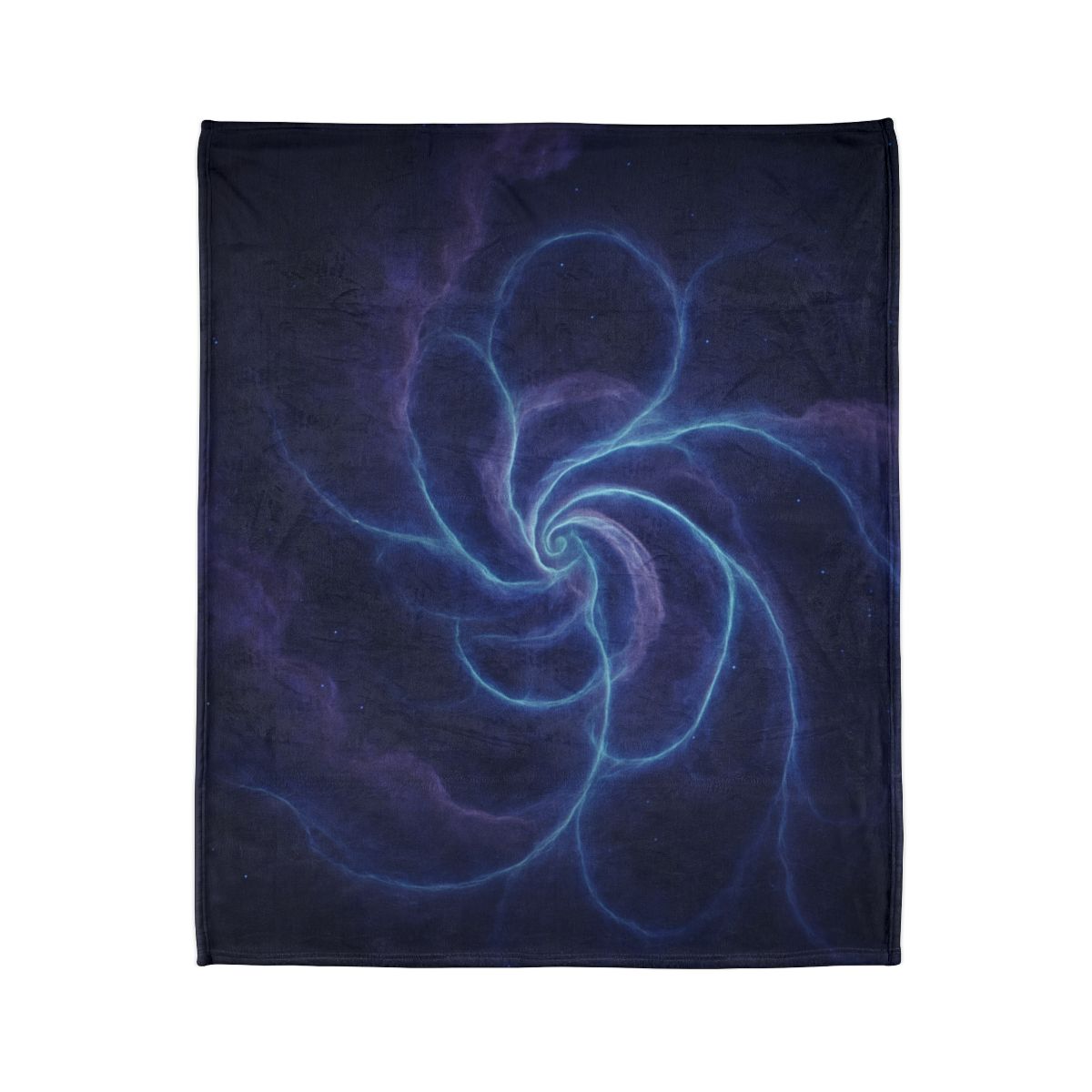 Nebula Spiral Lattice designer printed blankets