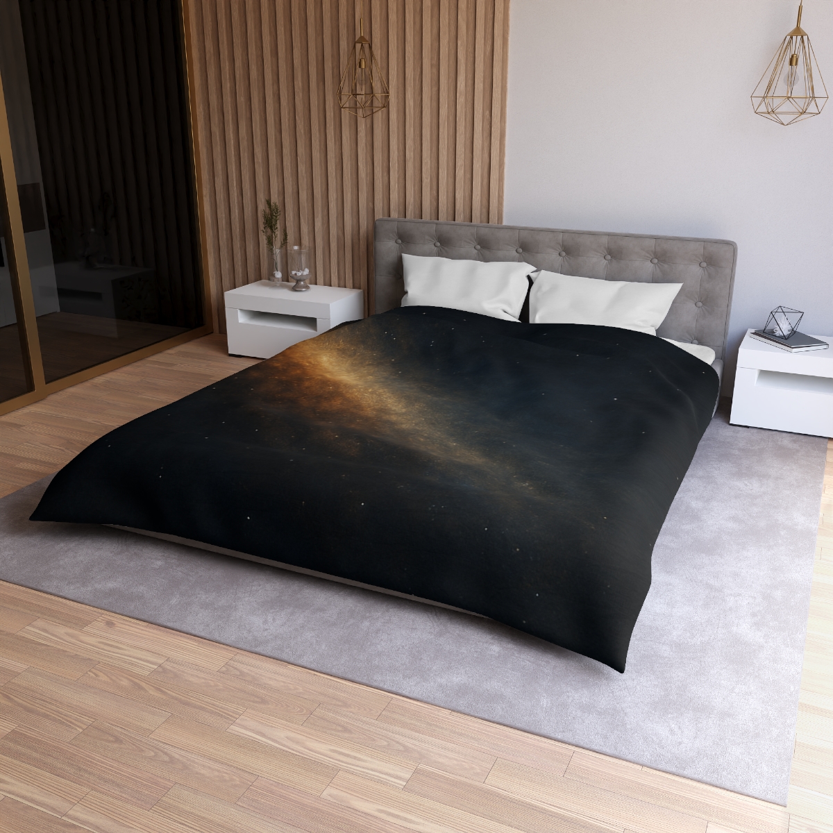 Stellar Dust Cascade warm winter duvets