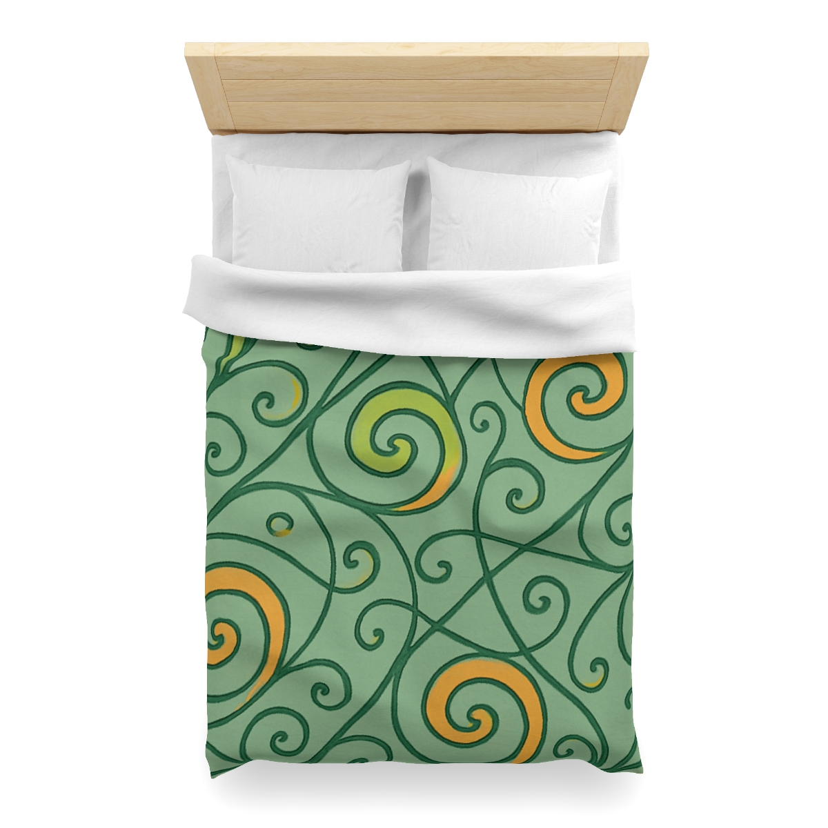 Tendril Spiral Lattice soft comforter duvets