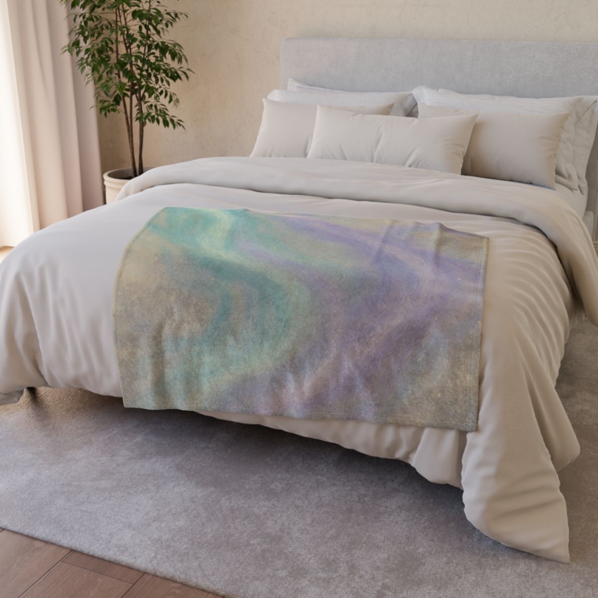 Auroral Dust Veil trendy patterned blankets