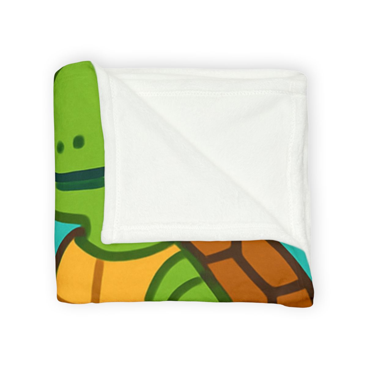 Coral Classroom Sea Turtle Guide personalized cozy blankets