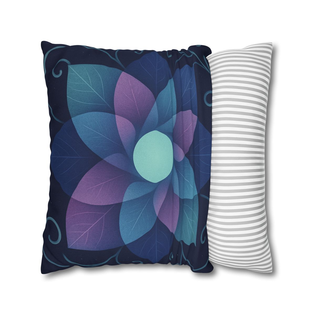 Petal Aperture Kaleidoscope soft cotton pillow cases