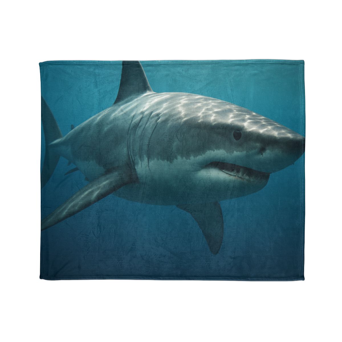 Silent Hunter Great White Shark decorative home blankets