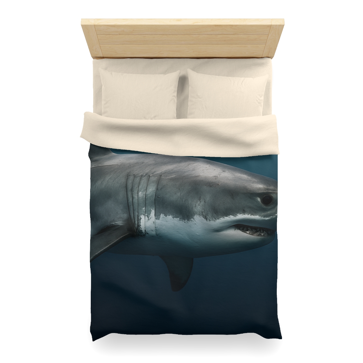 Silent Hunter Great White Shark stylish duvet covers
