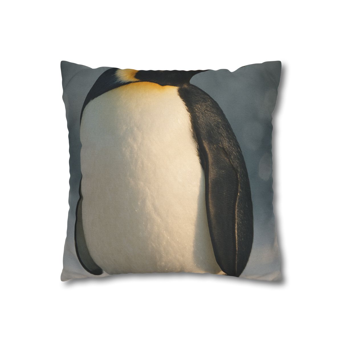 Velvet Eclipse Emperor Penguin designer print pillow cases