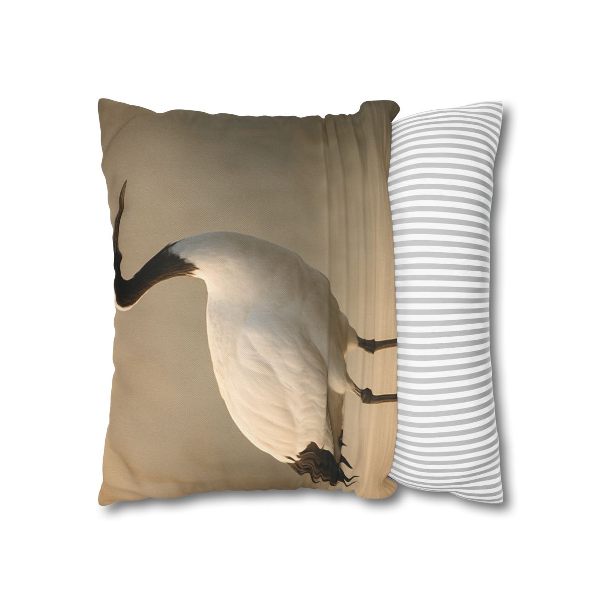 Dawn Balance Red Crowned Crane personalized pillow covers