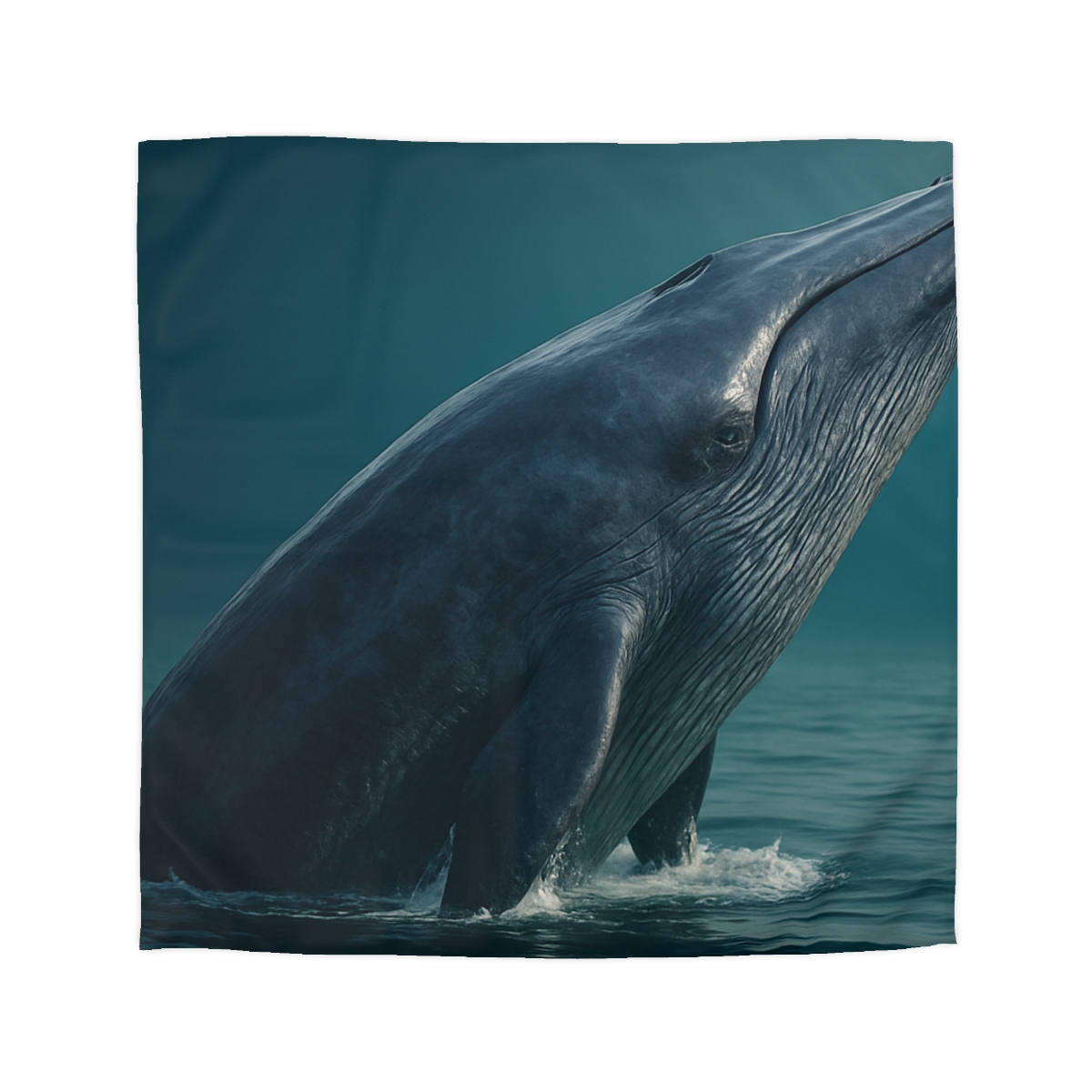 Ocean Song Blue Whale custom duvets