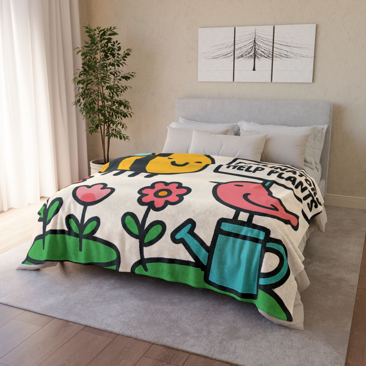 Sky Garden Of Floating Islands And Pollinator Facts warm winter blankets