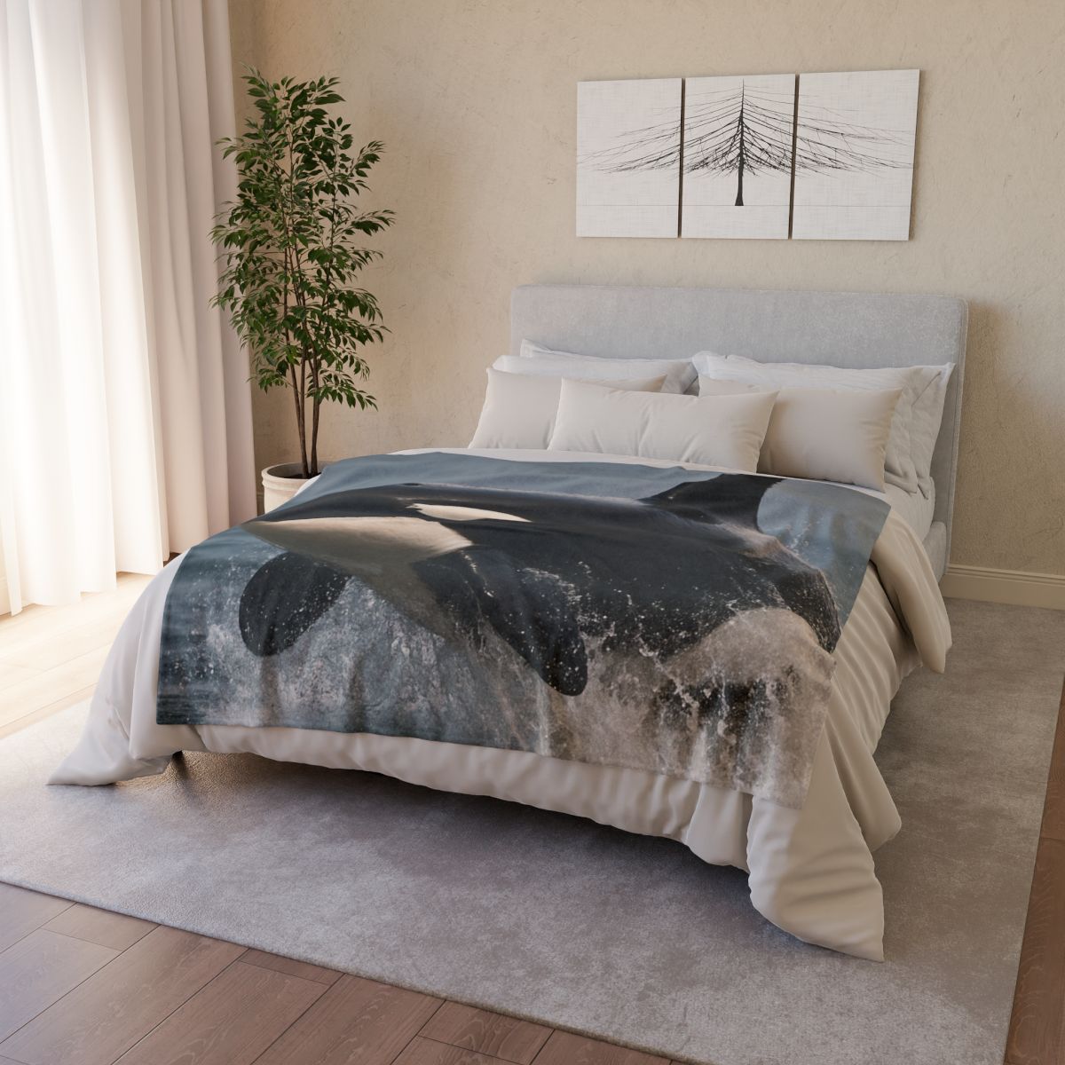Storm Crest Orca trendy patterned blankets