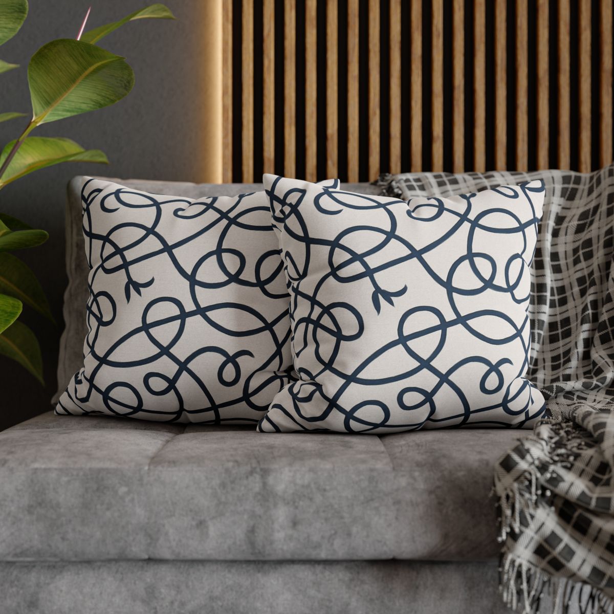 Tendril Loop Weave custom pillow cases