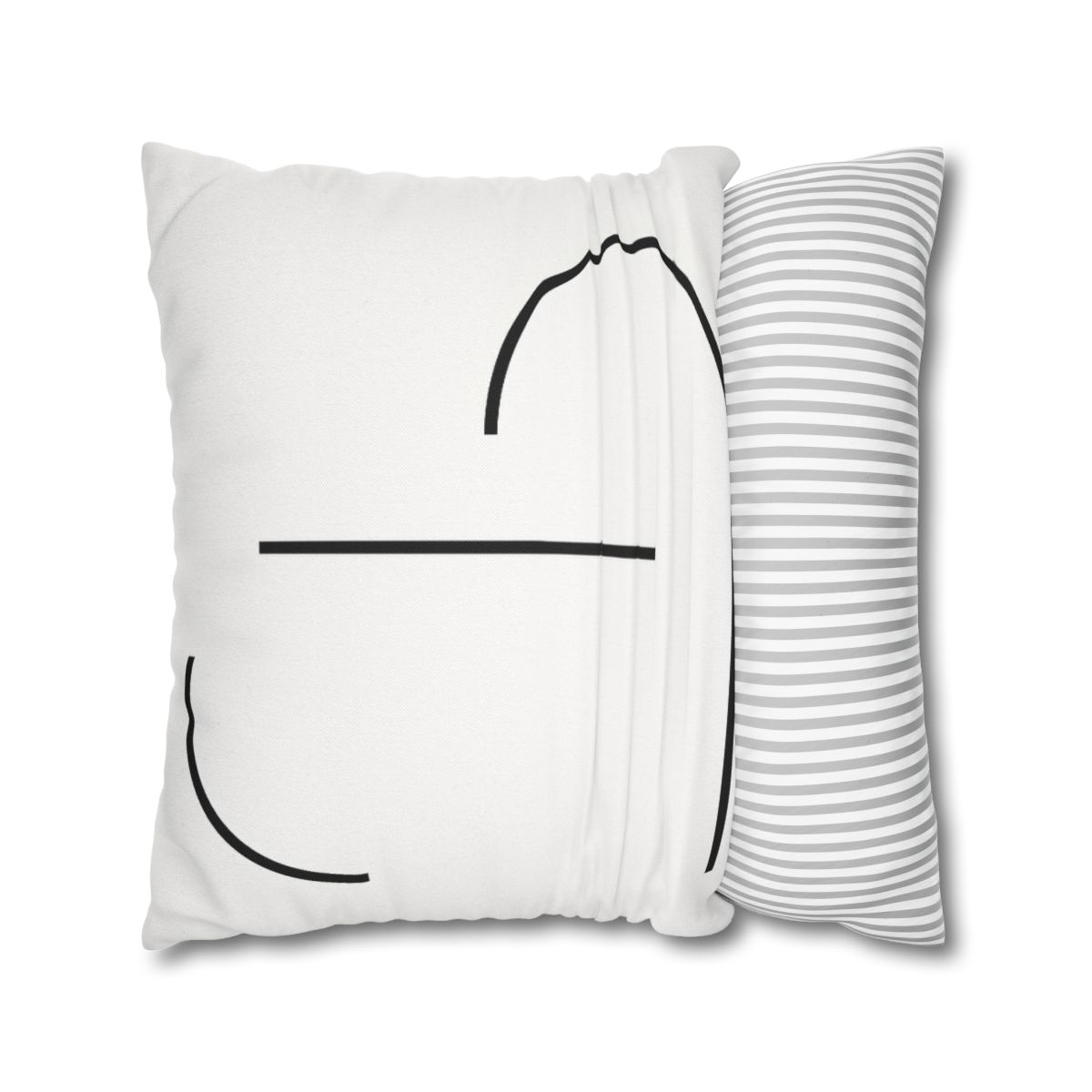 Twin Arc Horizon Offset stylish decorative pillowcases