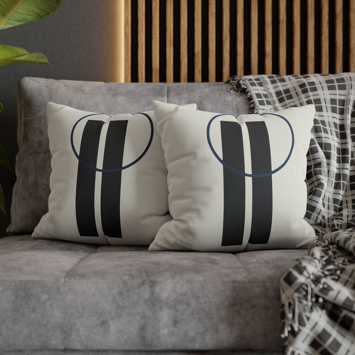 Split Column And Orbiting Ring trendy patterned pillow cases