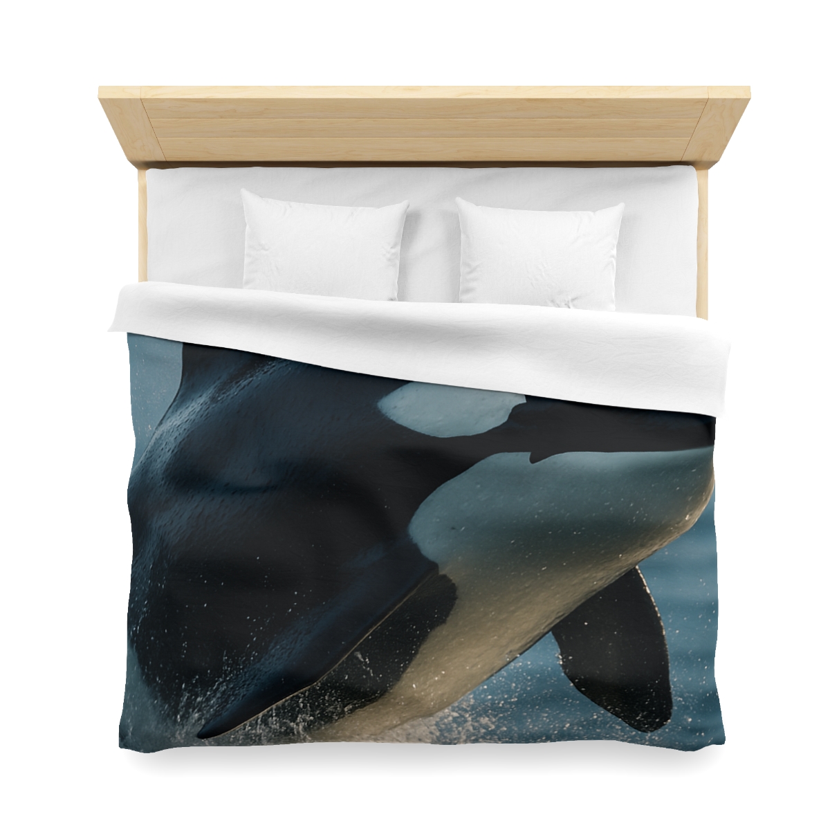 Abyss Glide Orca unique patterned duvets