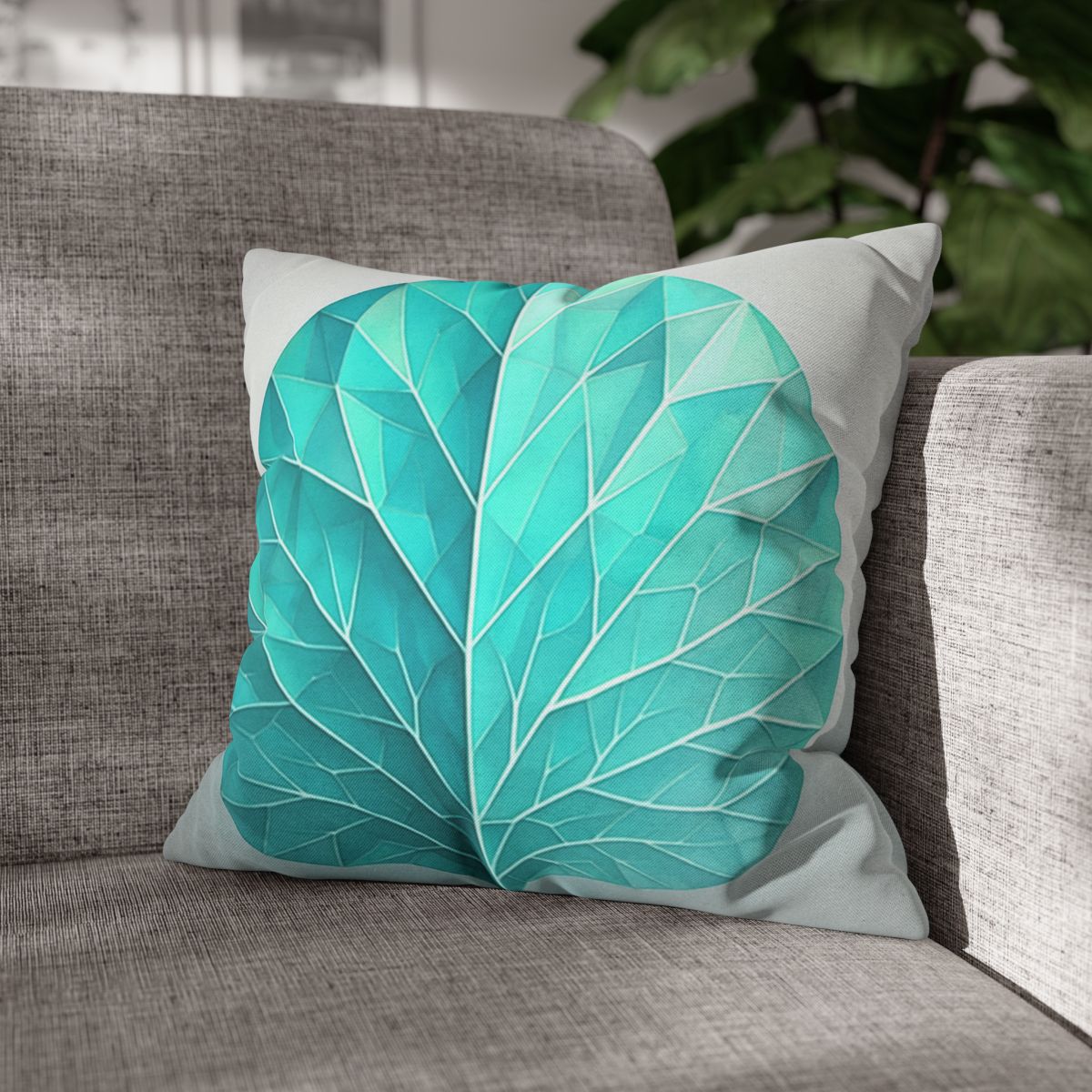 Leaf Vein Prism Fan trendy patterned pillow cases