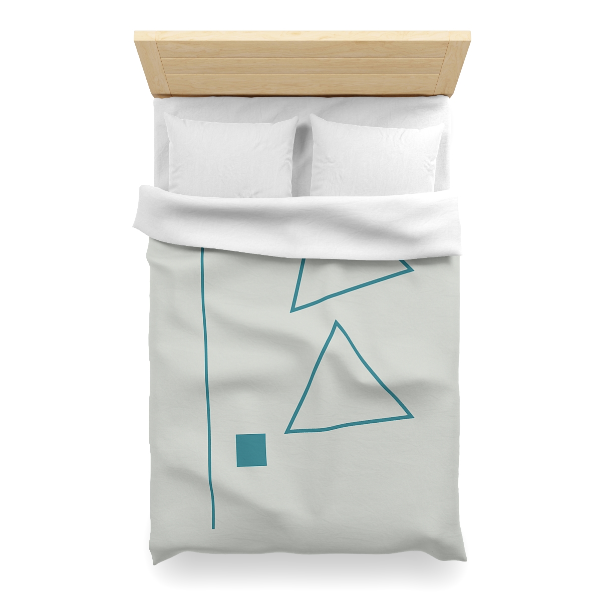 Staggered Triangles With Silent Axis personalized bedding duvets
